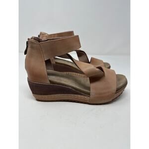 Antelope Sundance Women's Taupe Davi Wedge Sandals size 39 or US size 9